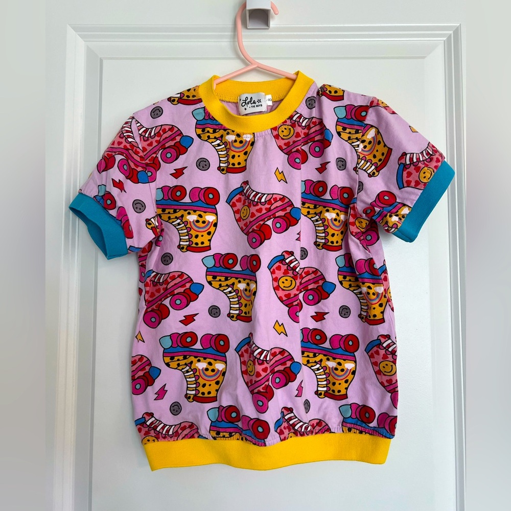 Lola and the Boys shorts and shirt set - size 8